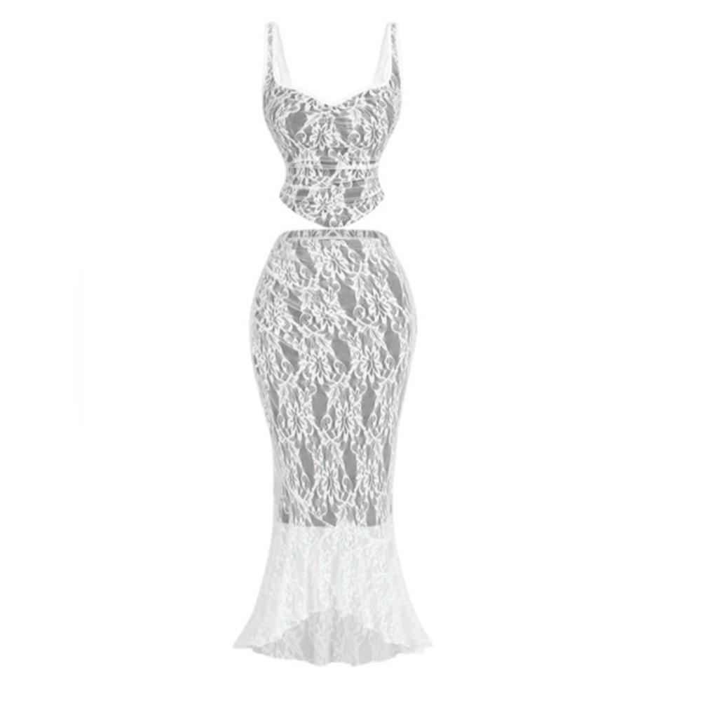 NWNT🌺 SOLY HUX Floral Lace Skirt Set - Your New elegant Dress !